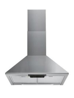 Indesit Uhpm63Fcsx Built-In Chimney Cooker Hood - Stainless Steel